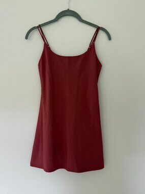 Abercrombie & Fitch traveler cami dress burnt red XXSP (NWT)